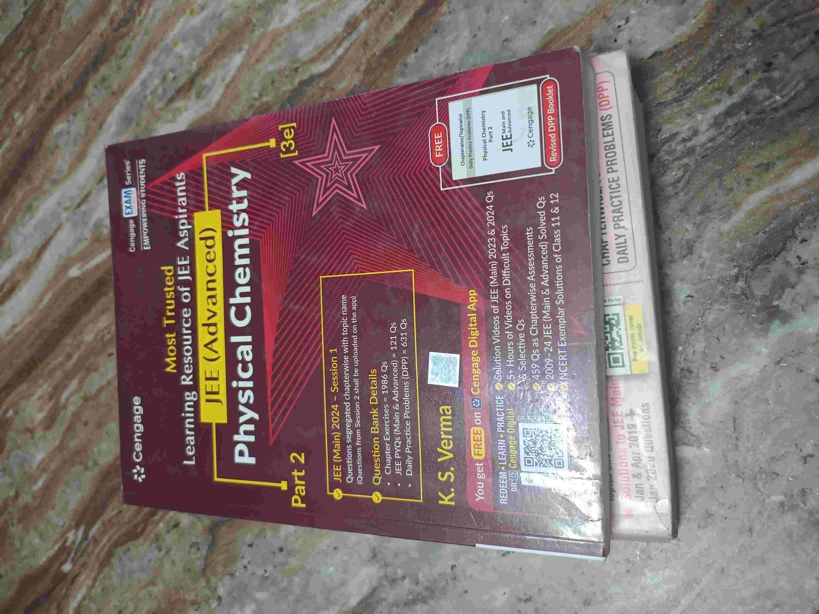 Cengage physical chem for Jee Mains and Advanced.