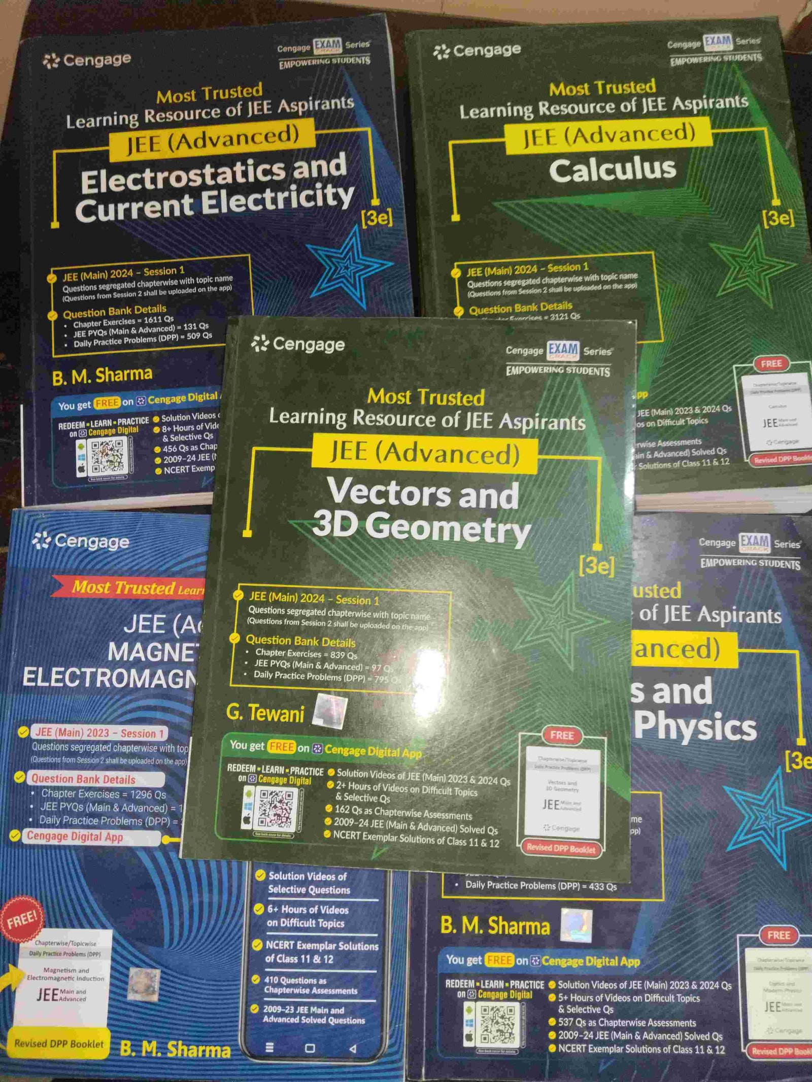 CENGAGE books set of 5 book .single books availabl