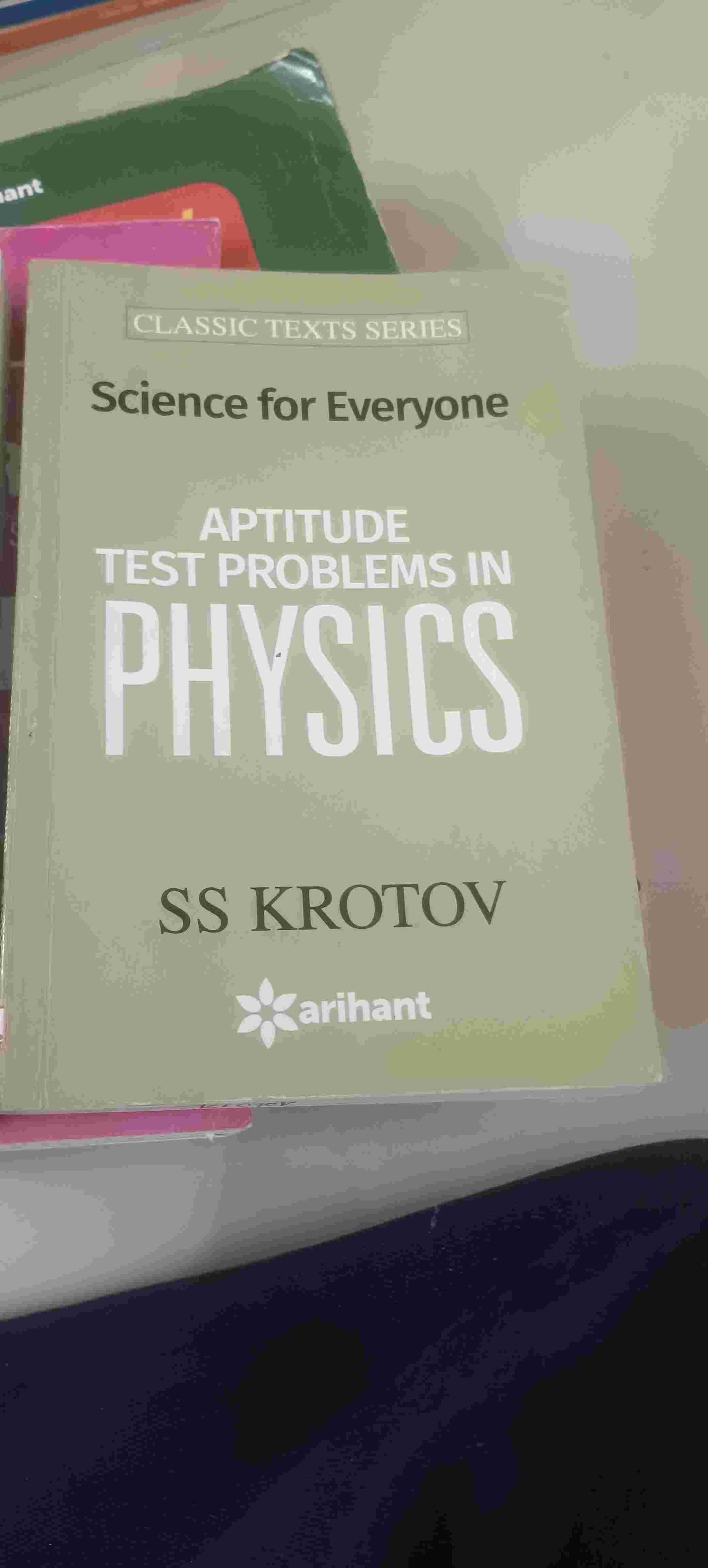Aptitude test problems in physics