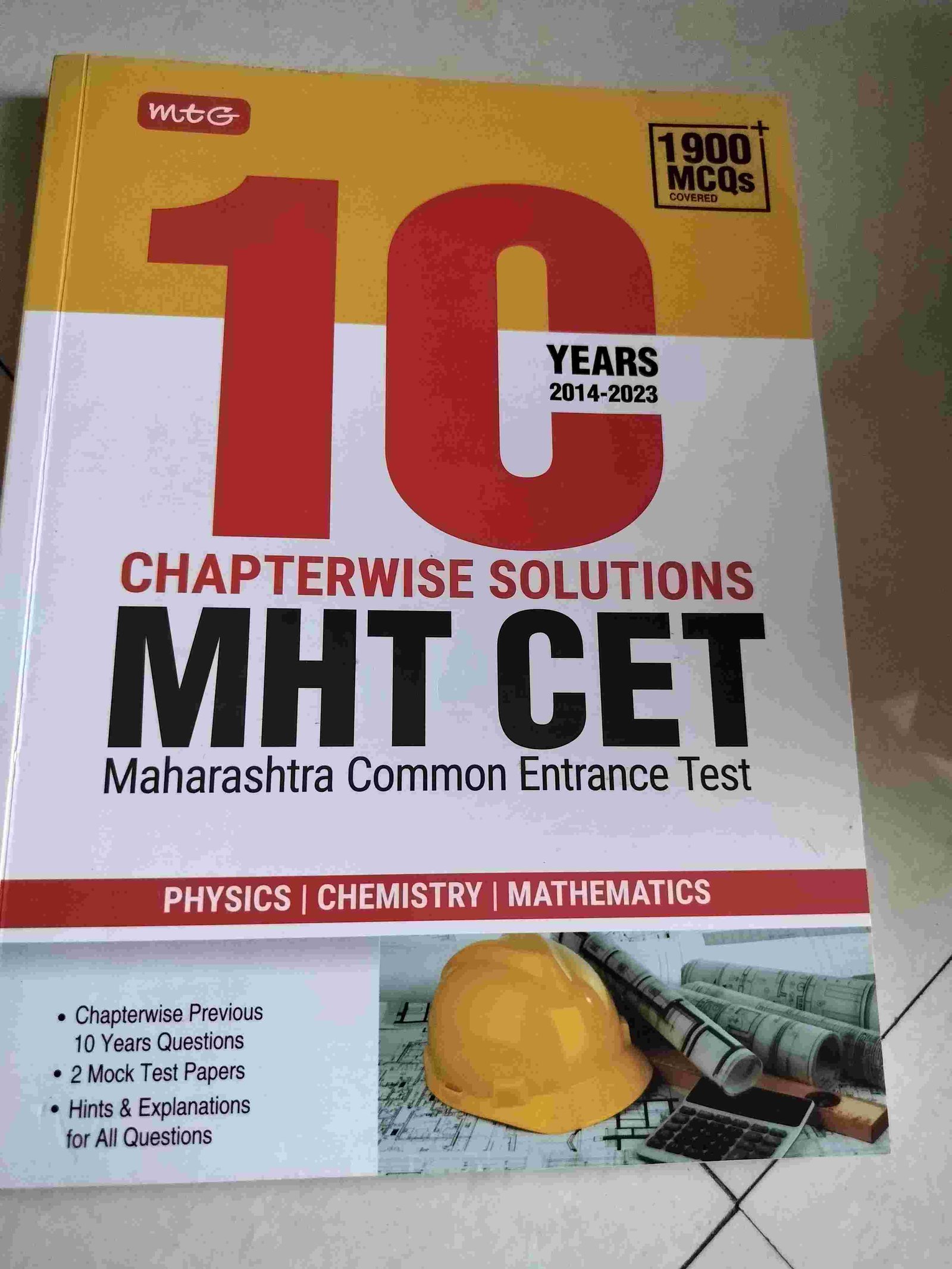 MHT CET  10 YEARS CHAPTERWISE PYQ
