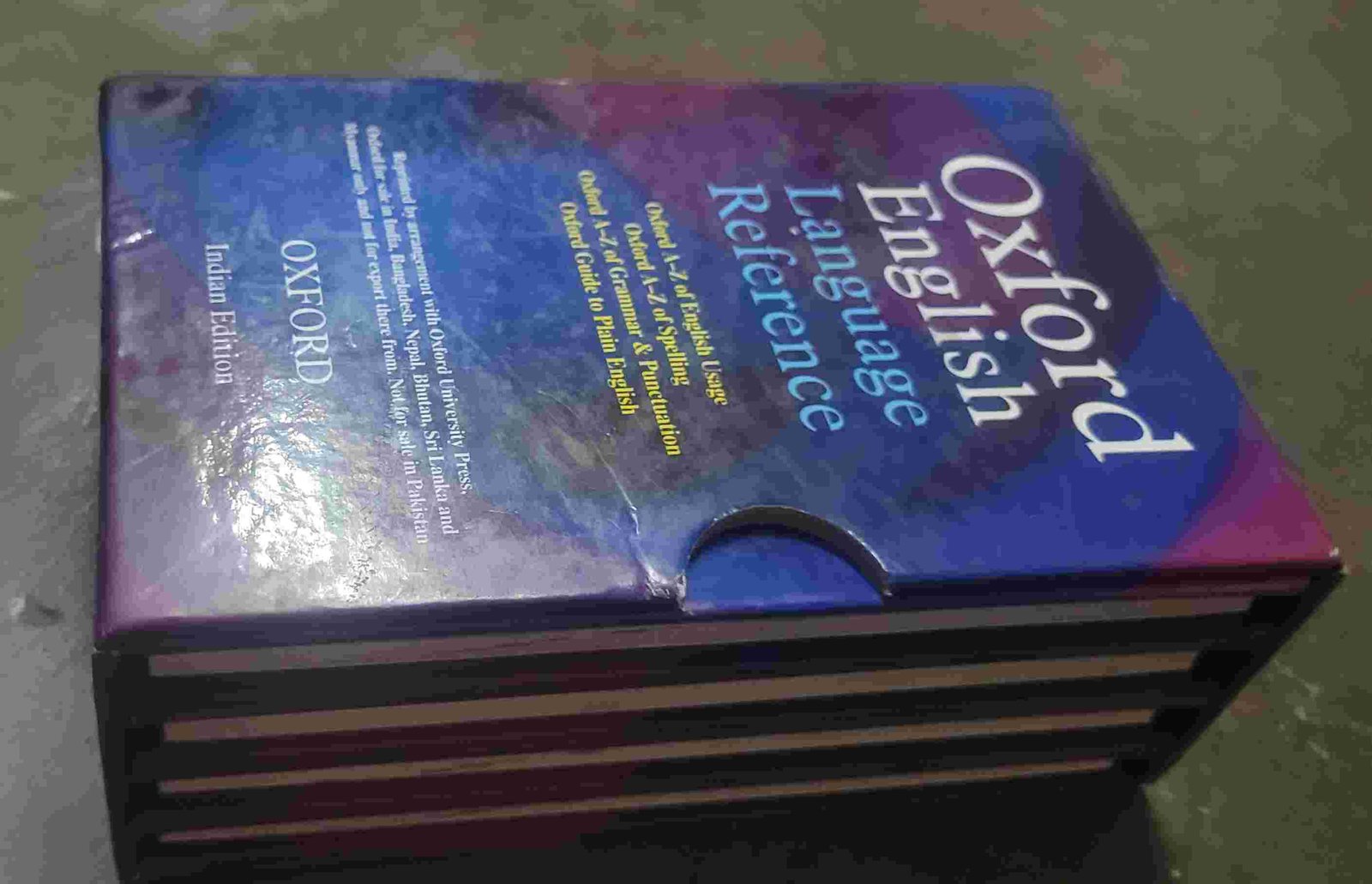 Oxford English language reference