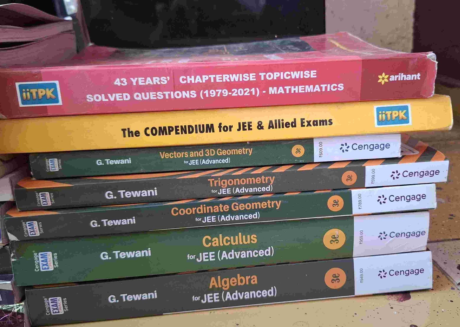 Cengage G.Tewani full set(3rd edition) JEE Maths