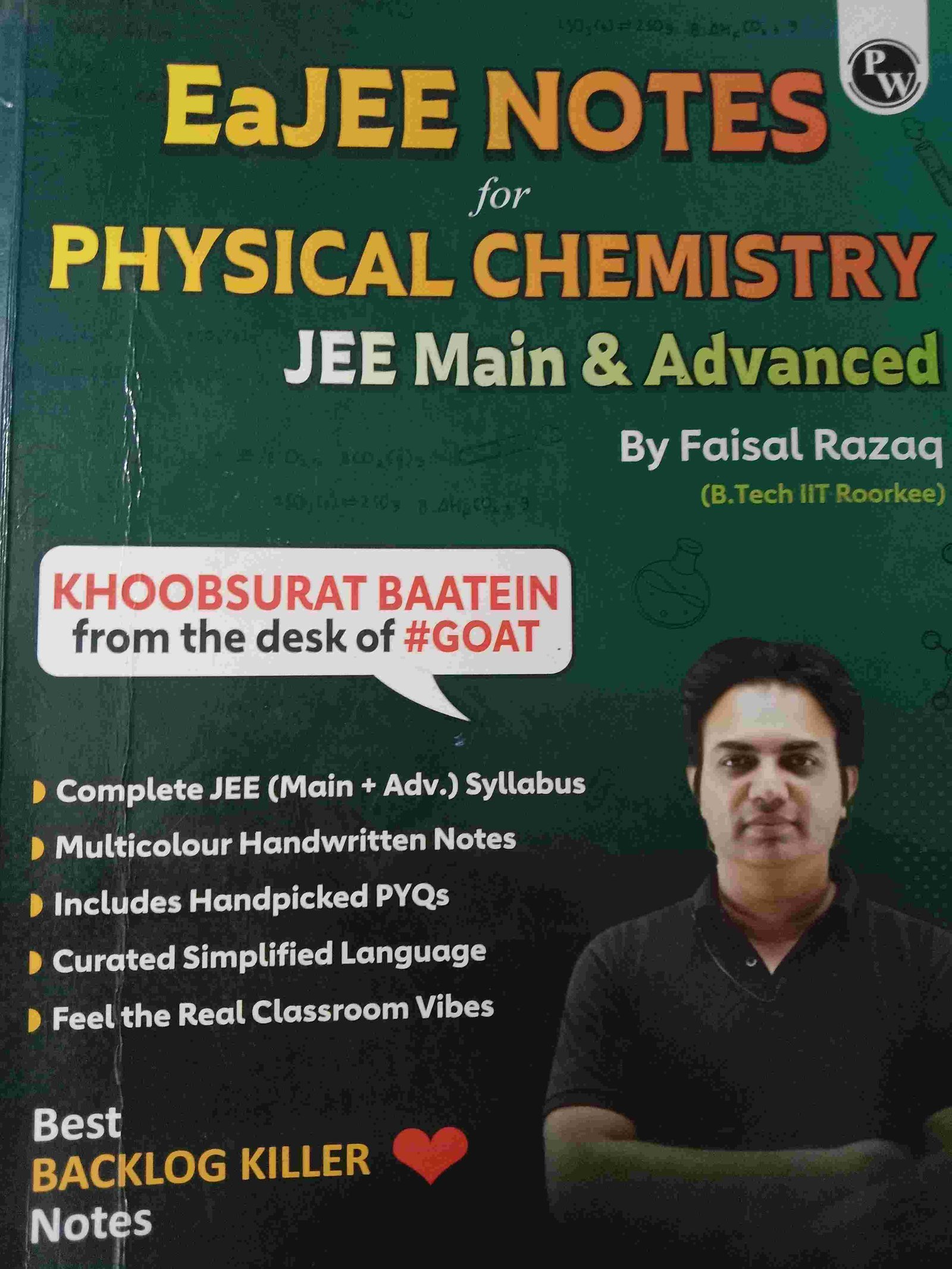 EAJEE NOTES FOR PHYSICAL CHEMISTRY  IIT-JEE
