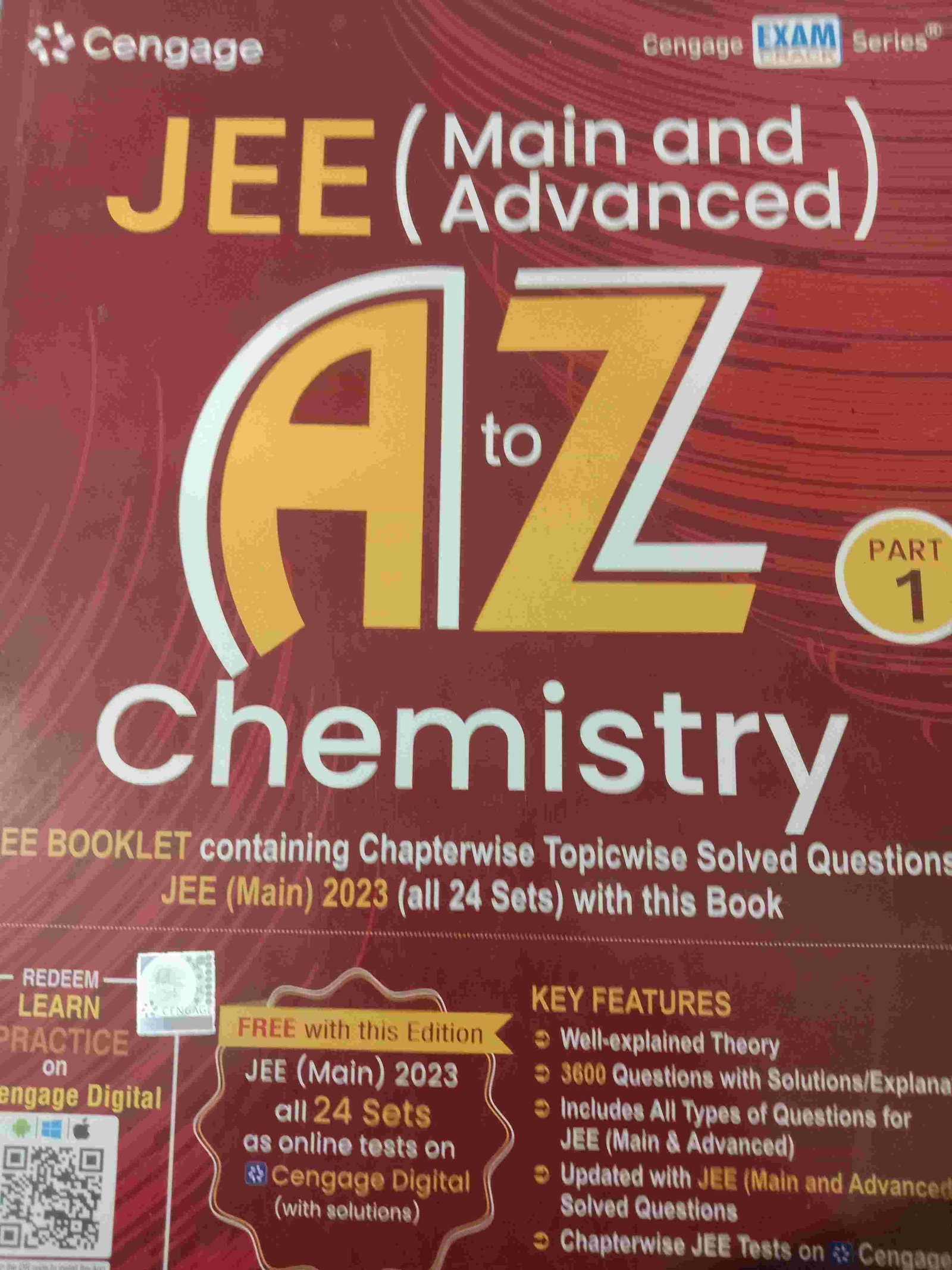 CENGAGE JEE MAIN AND ADVANCED A TO Z CHEMISTRY P-1