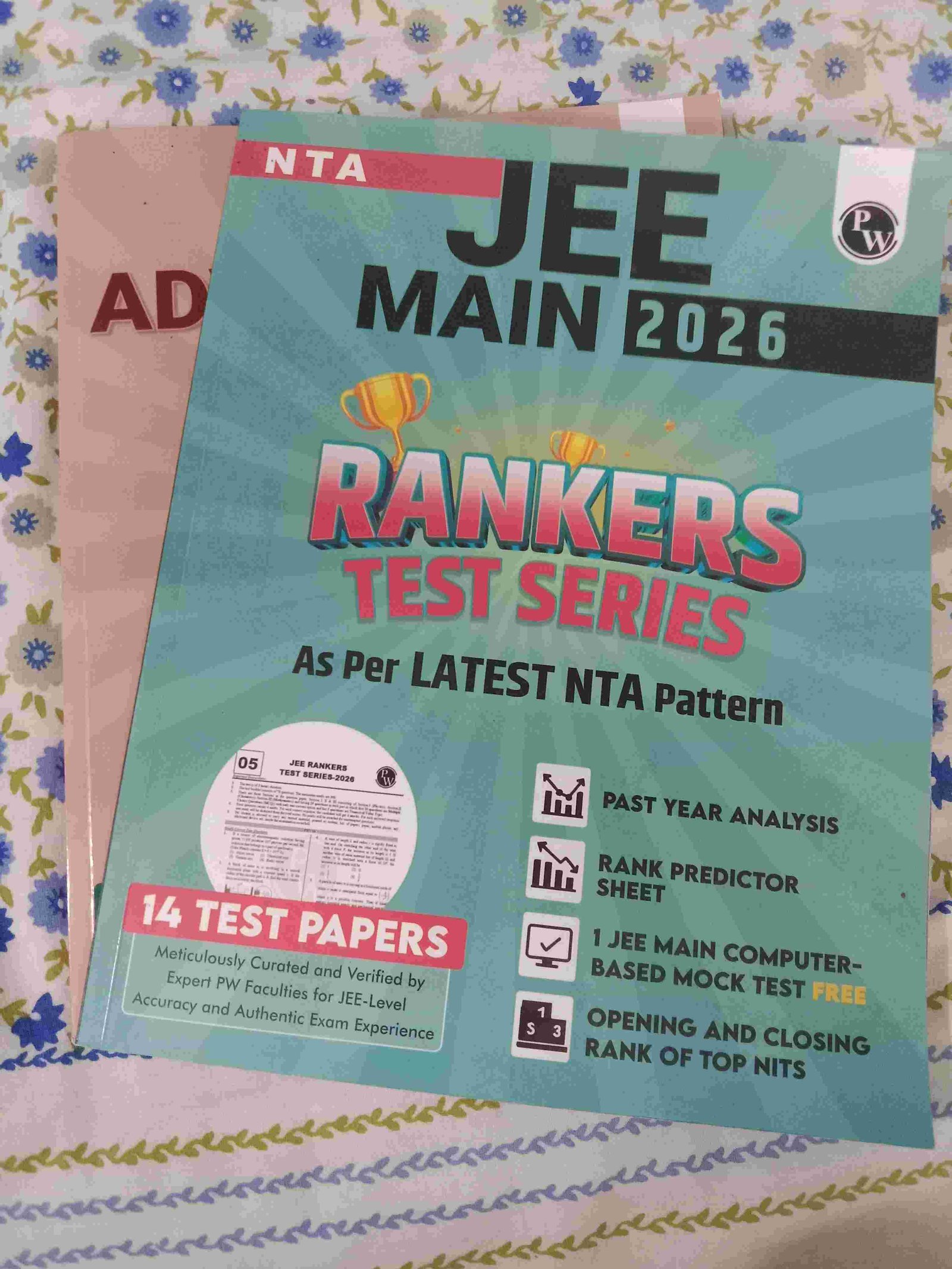 PHYSICS WALLAH RANKERS TEST SERIES FOR IIT JEE