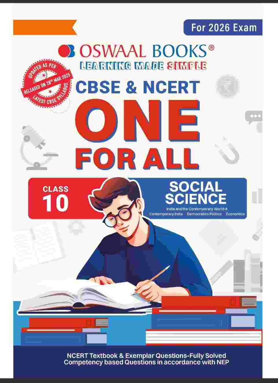 Oswaal one for all  class 10th social science