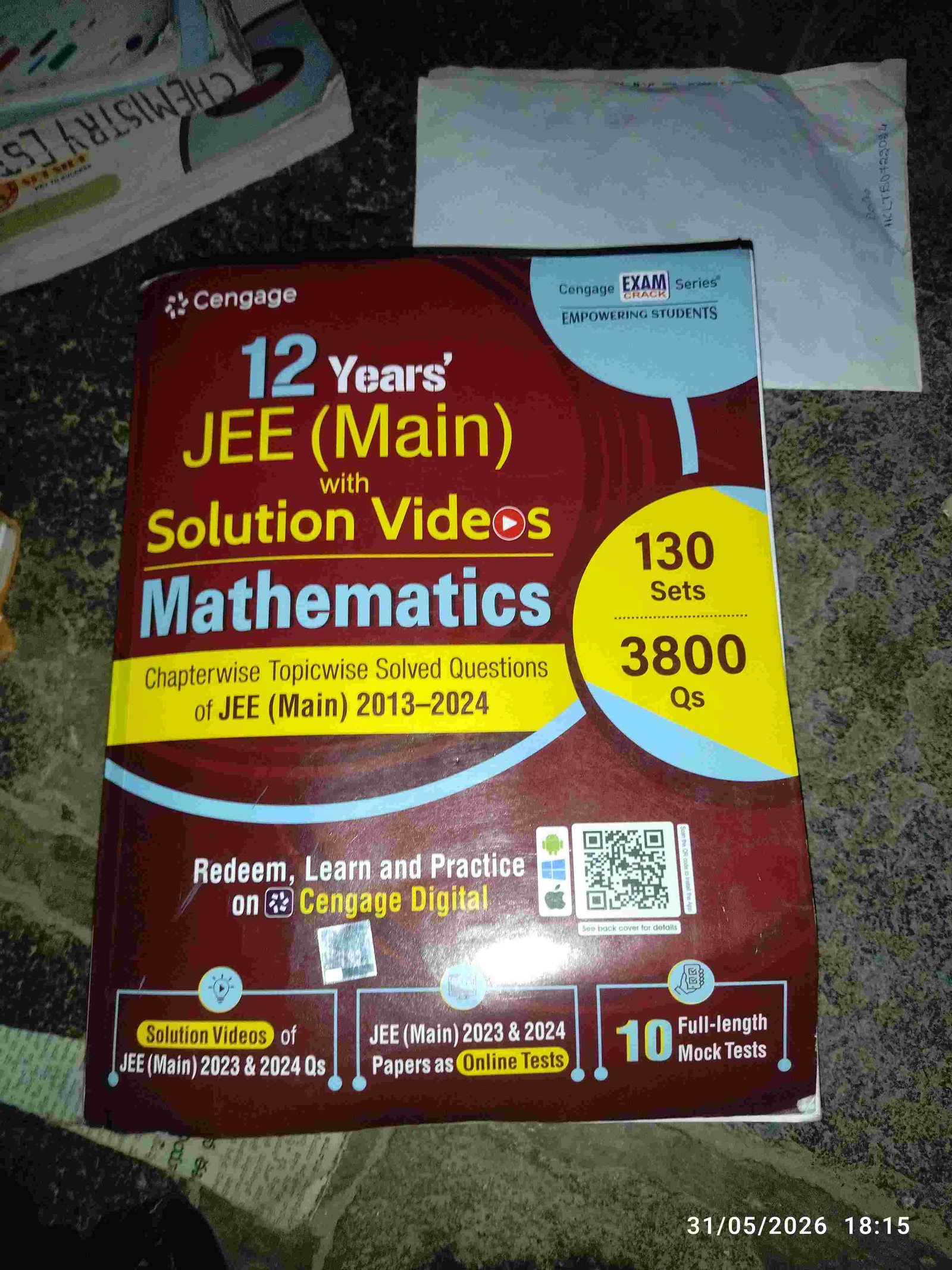 Cengage mathematics  12 years JEE  with solution