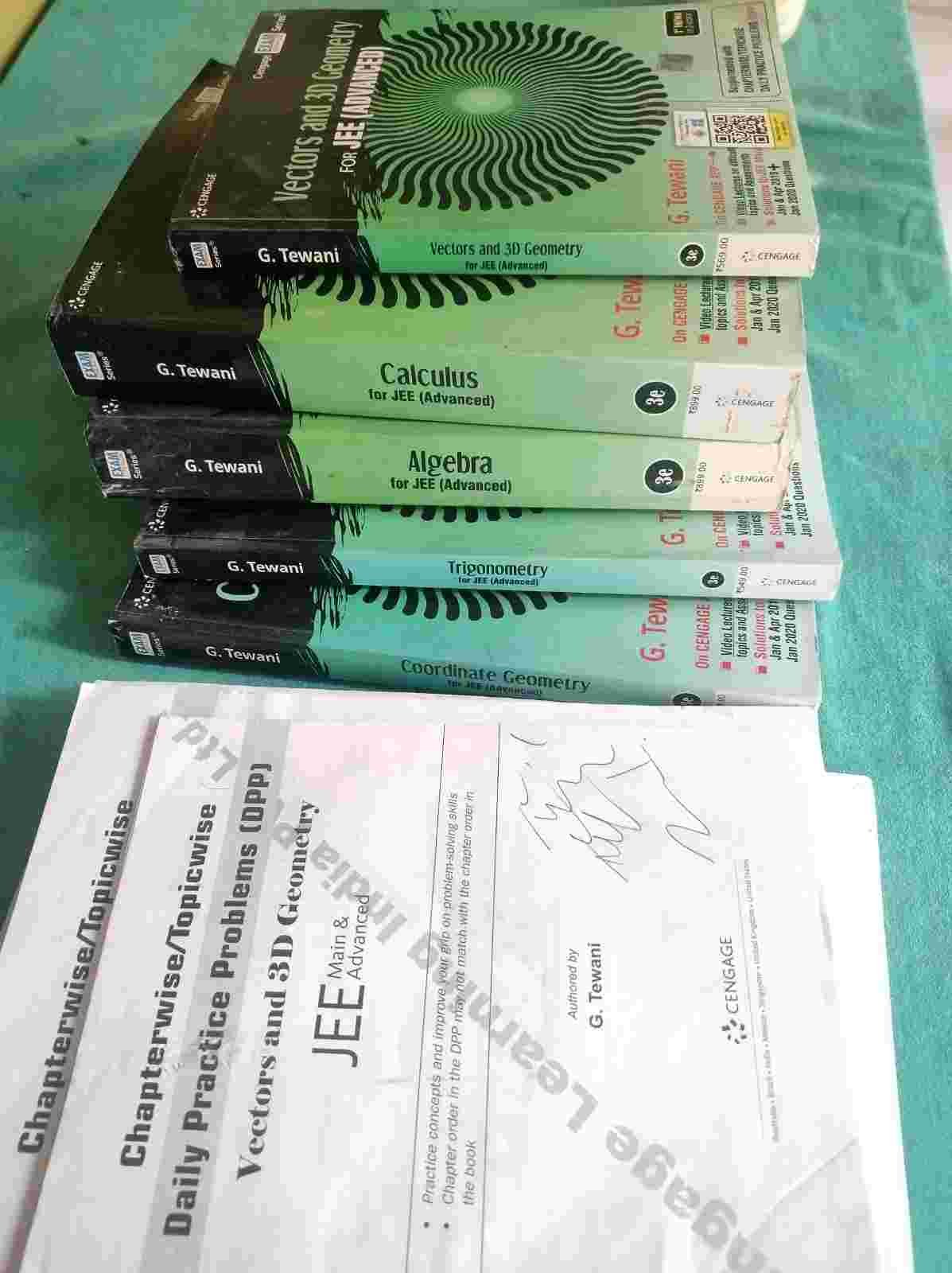 Cengage Math JEE Advance Complete set of 5 Books