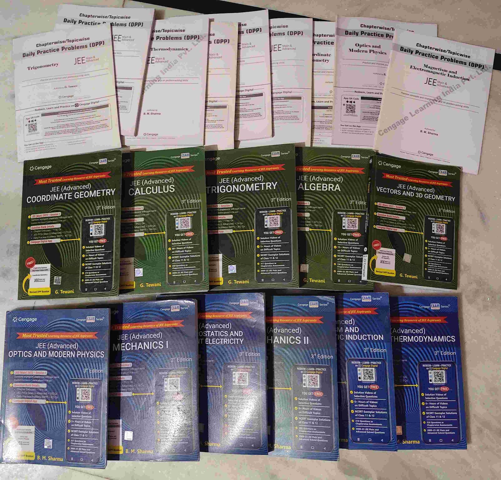 Cengage maths and physics all parts(with DPP)