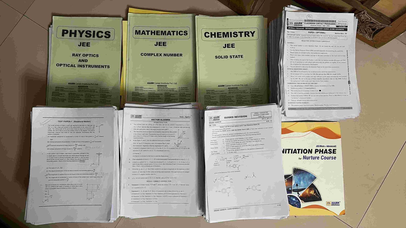 Allen Modules (11th+12th) plus Srg batch sheets