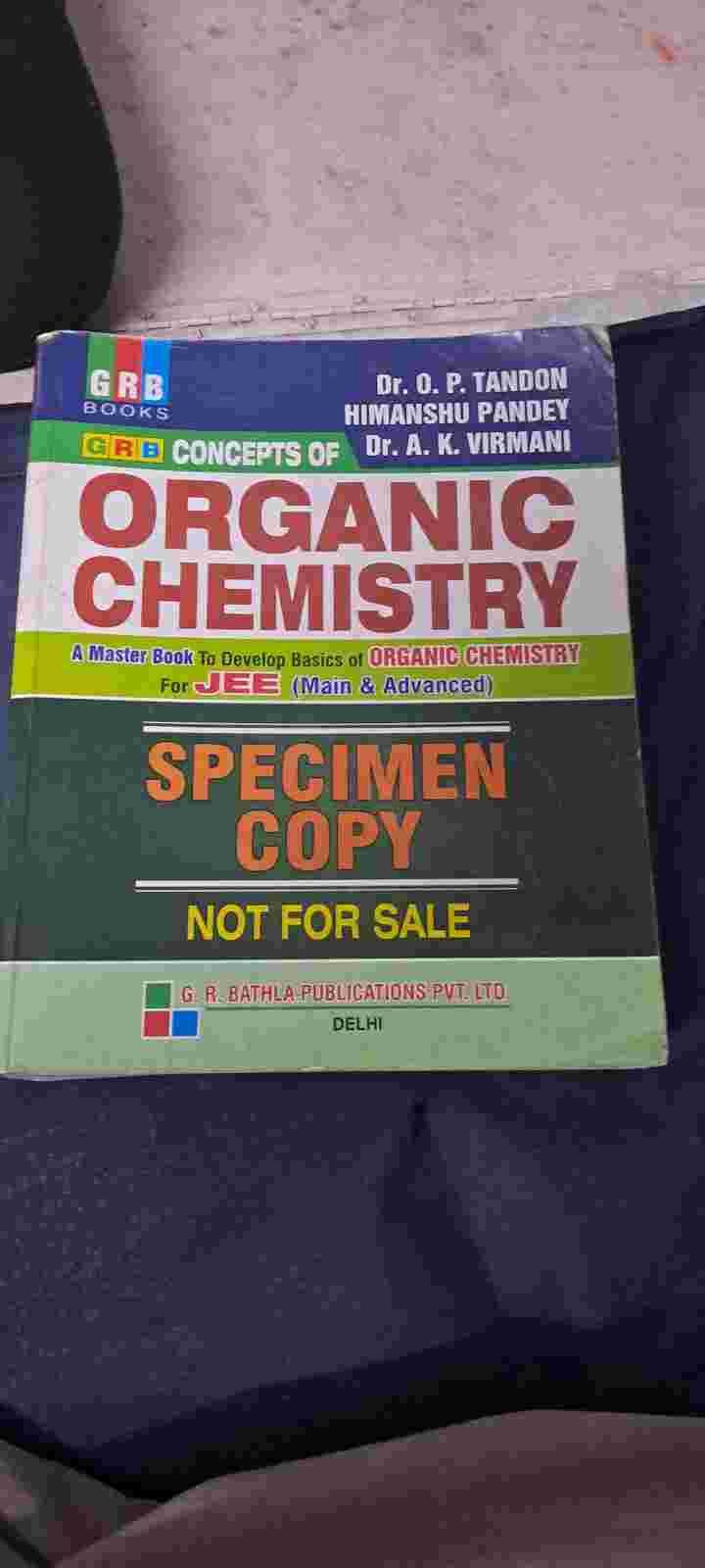 OP Tondon Organic Chemistry