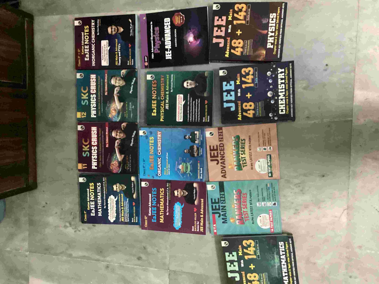 PW entire EaJEE notes course + few other books