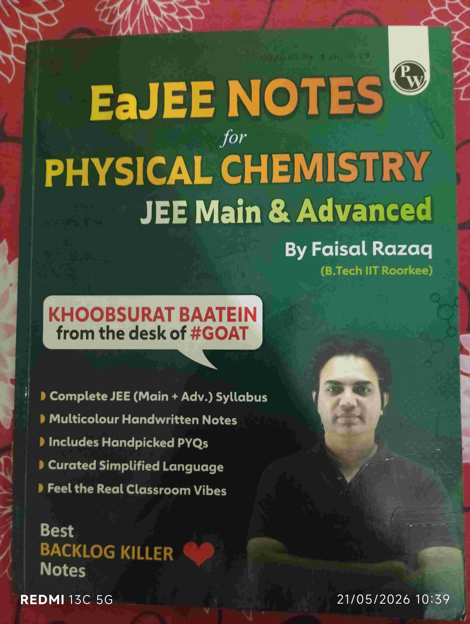 EAJEE PHYSICAL CHEMISTRY JEE MAIN+ADV BY FAISALSIR