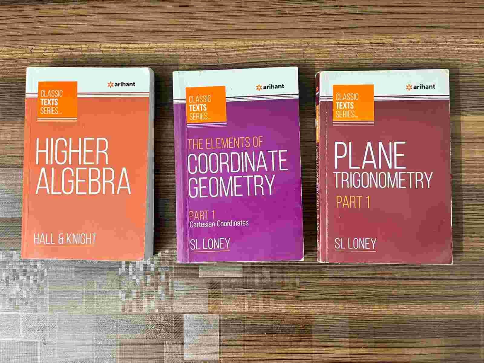 SL LONEY, HALL & KNIGHT | MATH BOOKS FOR JEE ADV