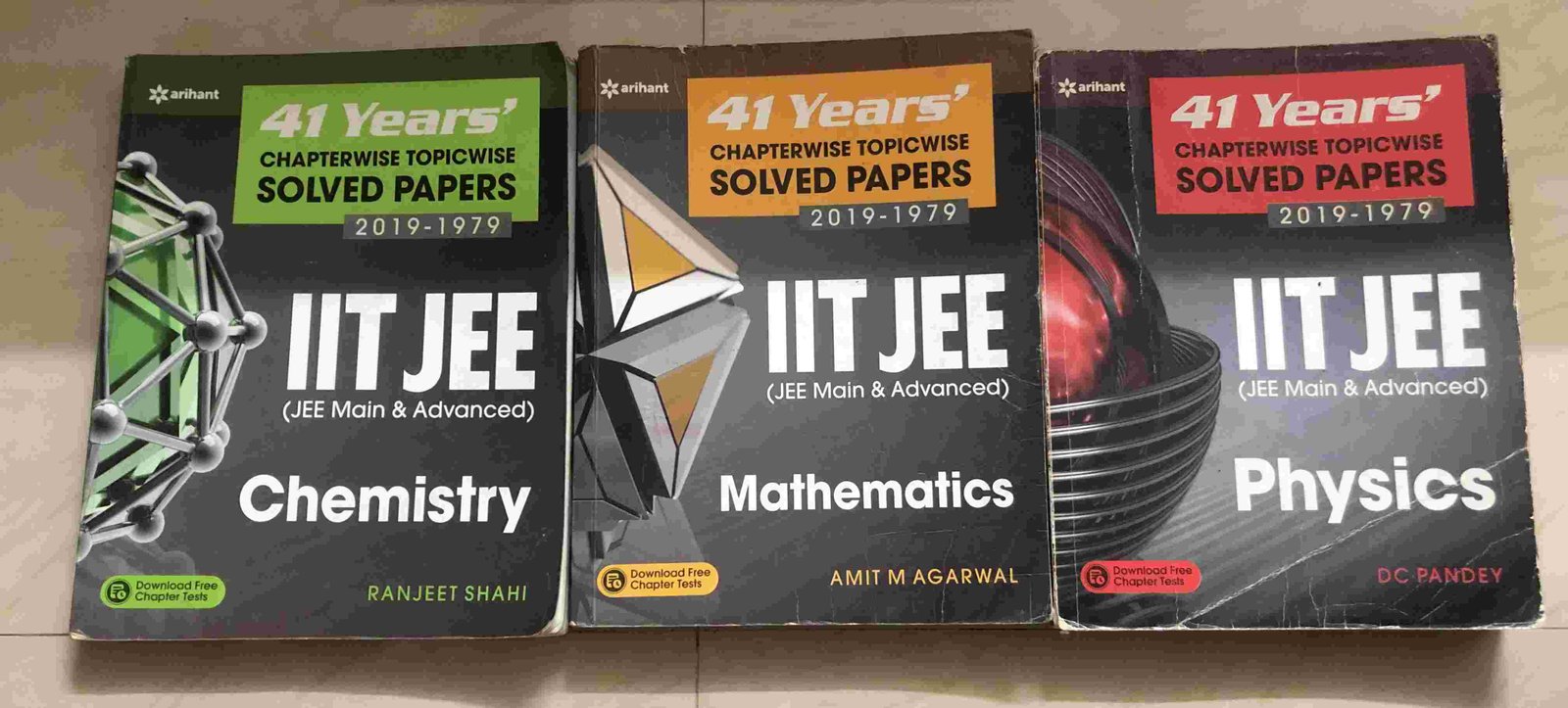 ARIHANT 41YEARS CHAPTERWISE TOPICWISE SOLVED PAPER