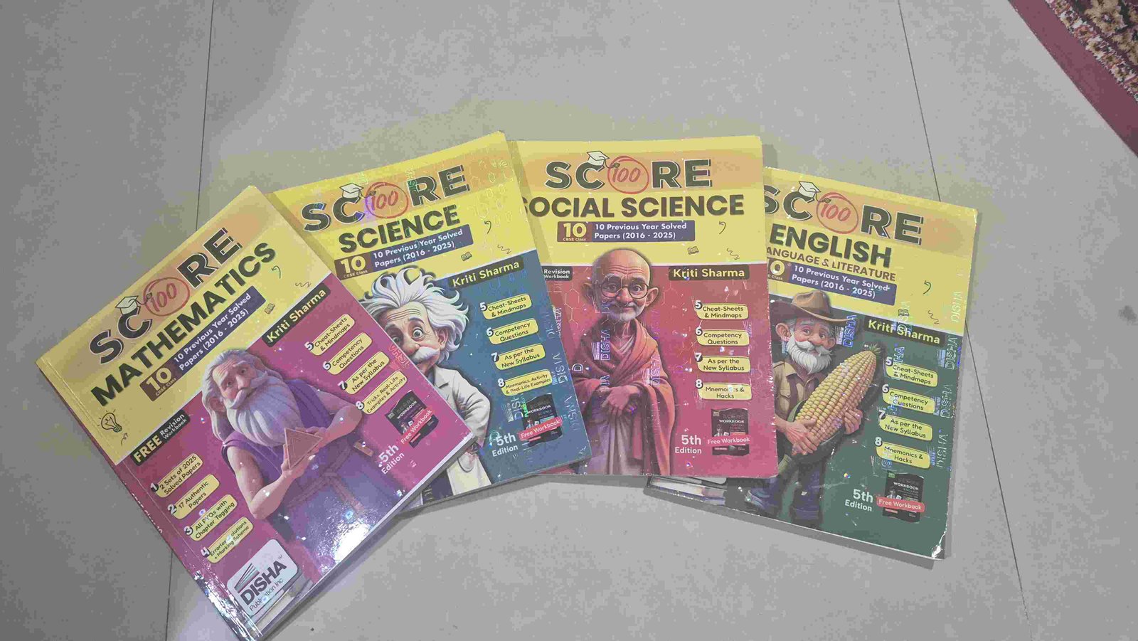 Class 10 pyq book score 100