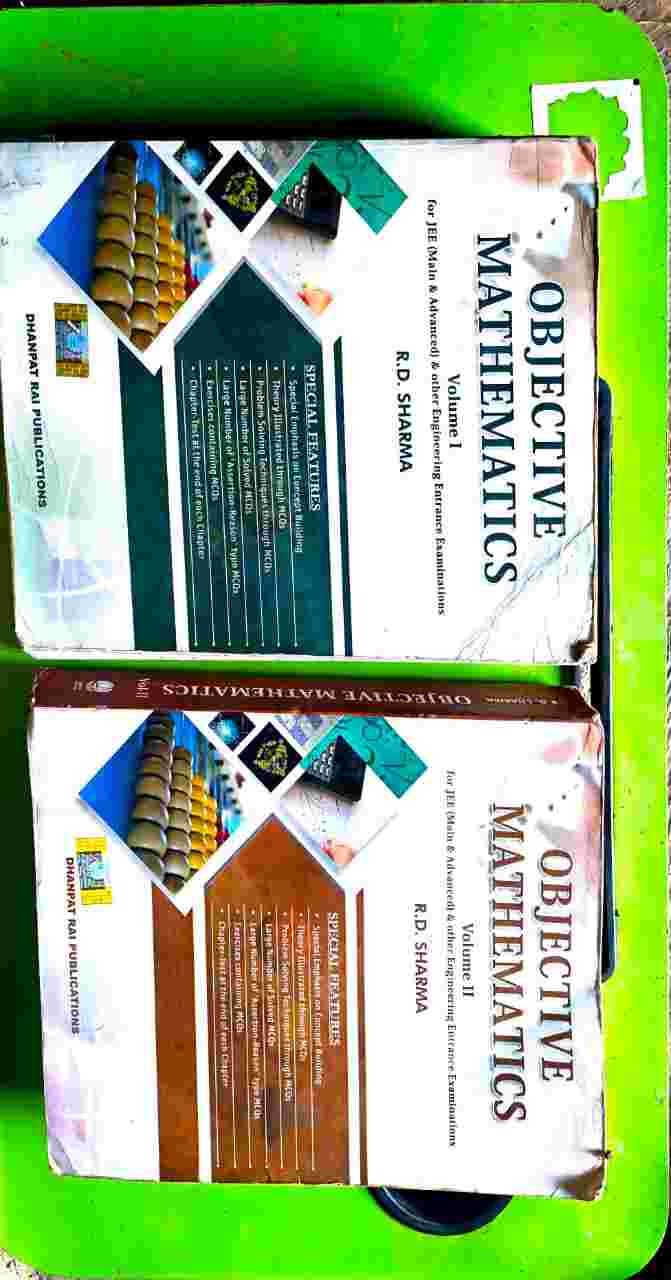 Objective Mathematics by RD Sharma  (Part 1&2)