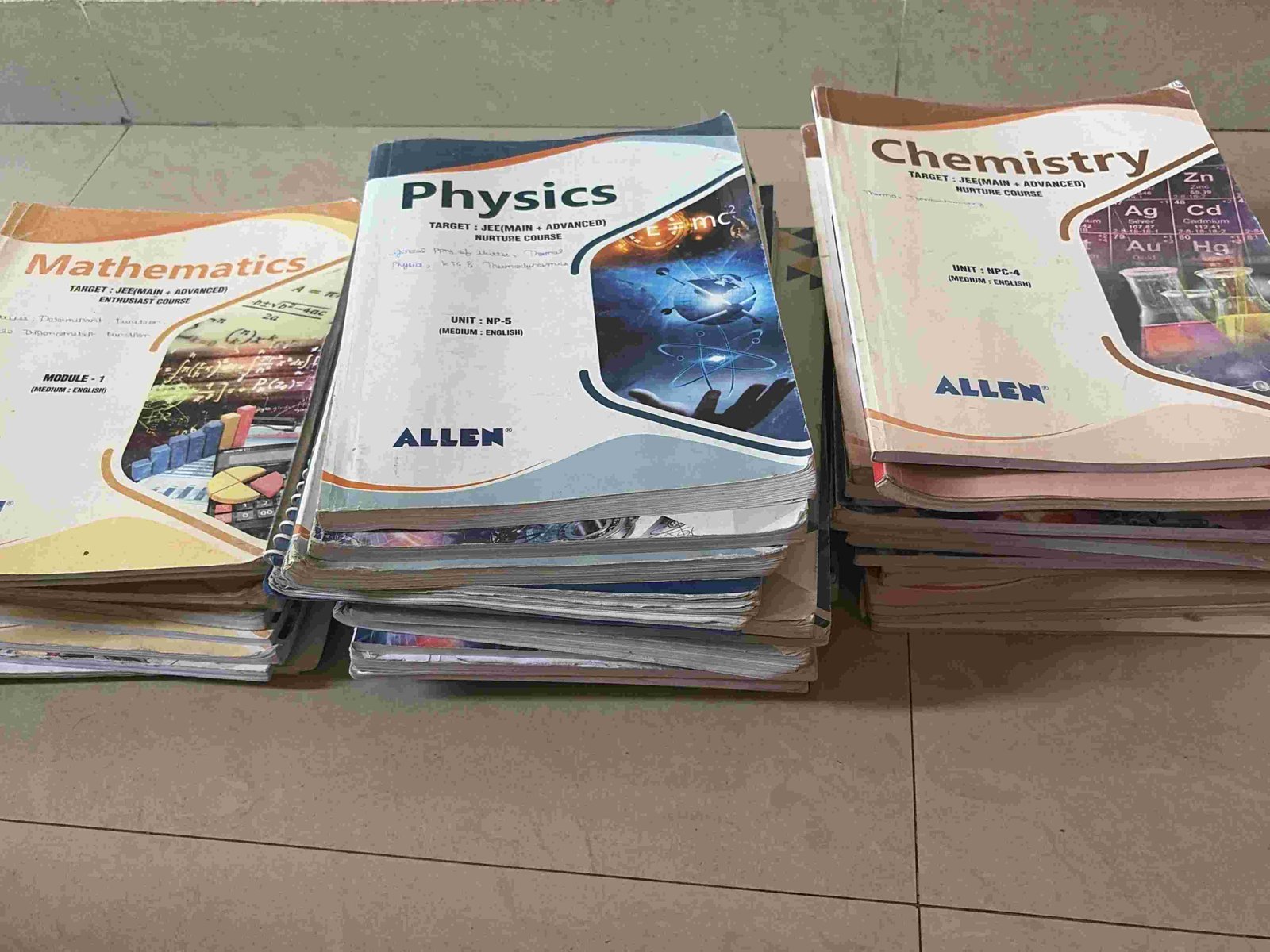 Allen JEE Main + Advanced modules class 11 and 12