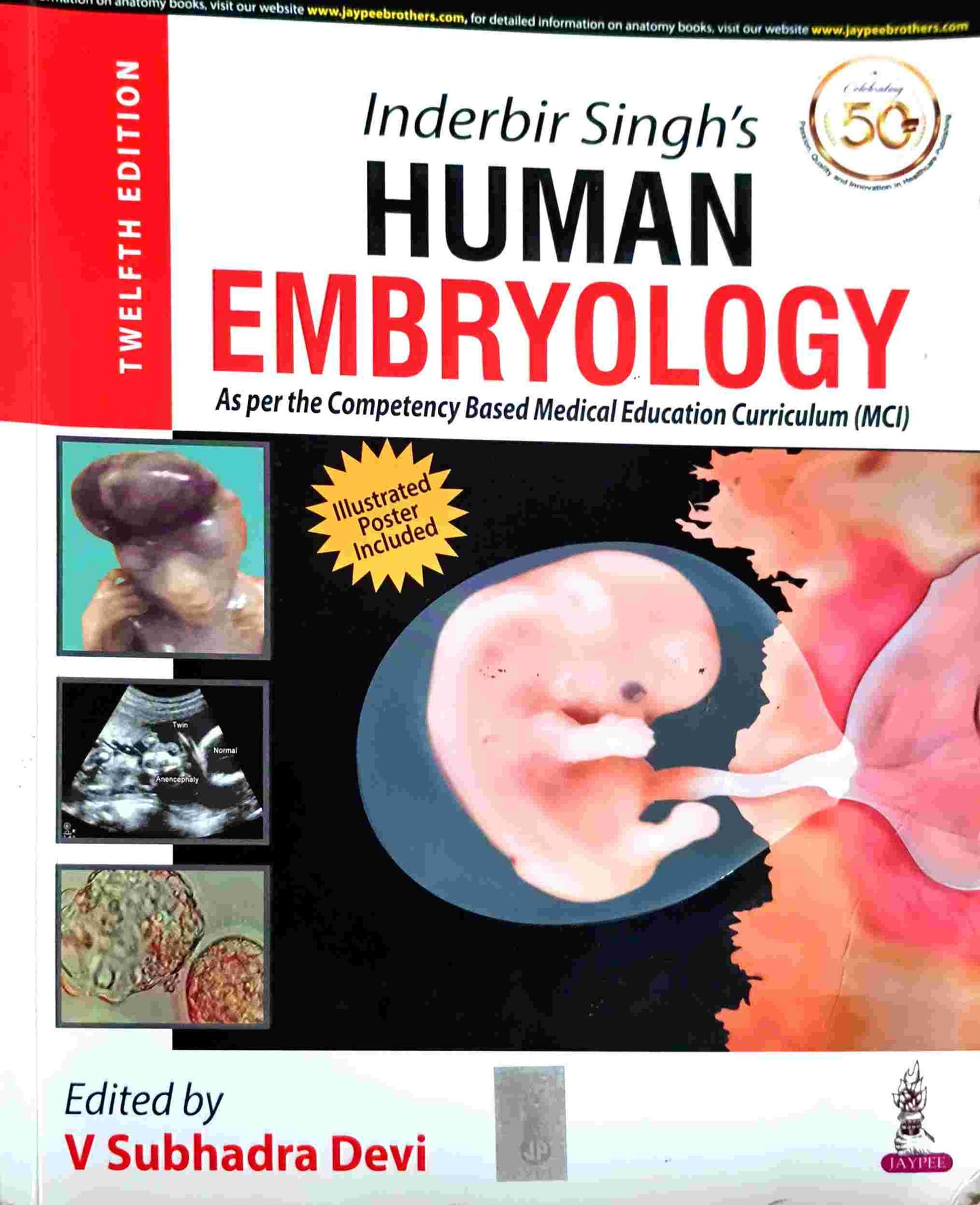 Inderbir Singh's human embryology