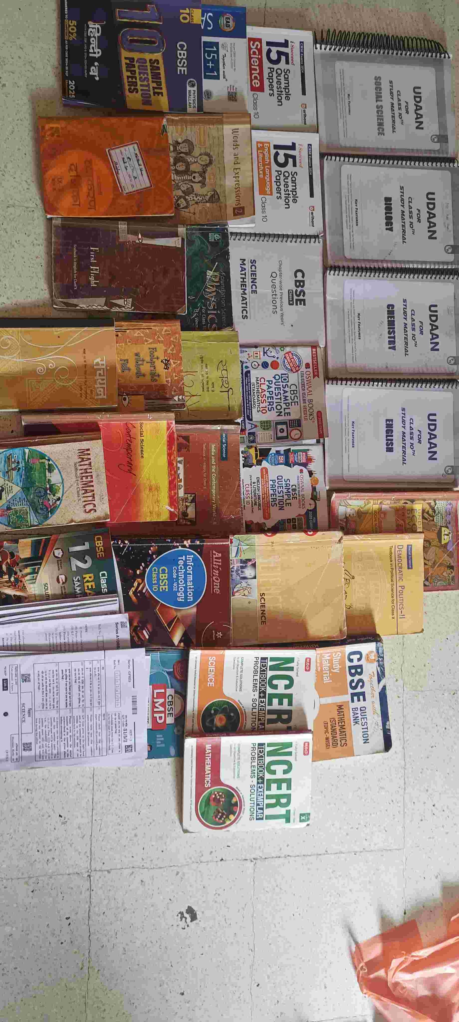 Class 10th CBSE ALL REQUIRED BOOKS FOR BOARD EXAM - 2nd Hand Book - Bookaao