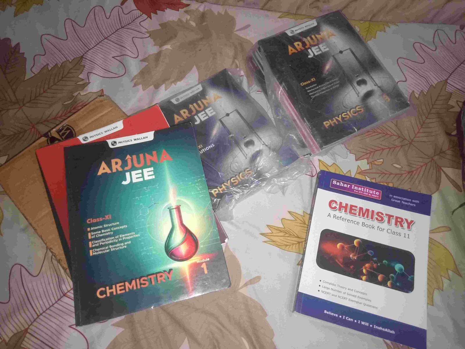 set of pw arjuna module for mains and advance 11th
