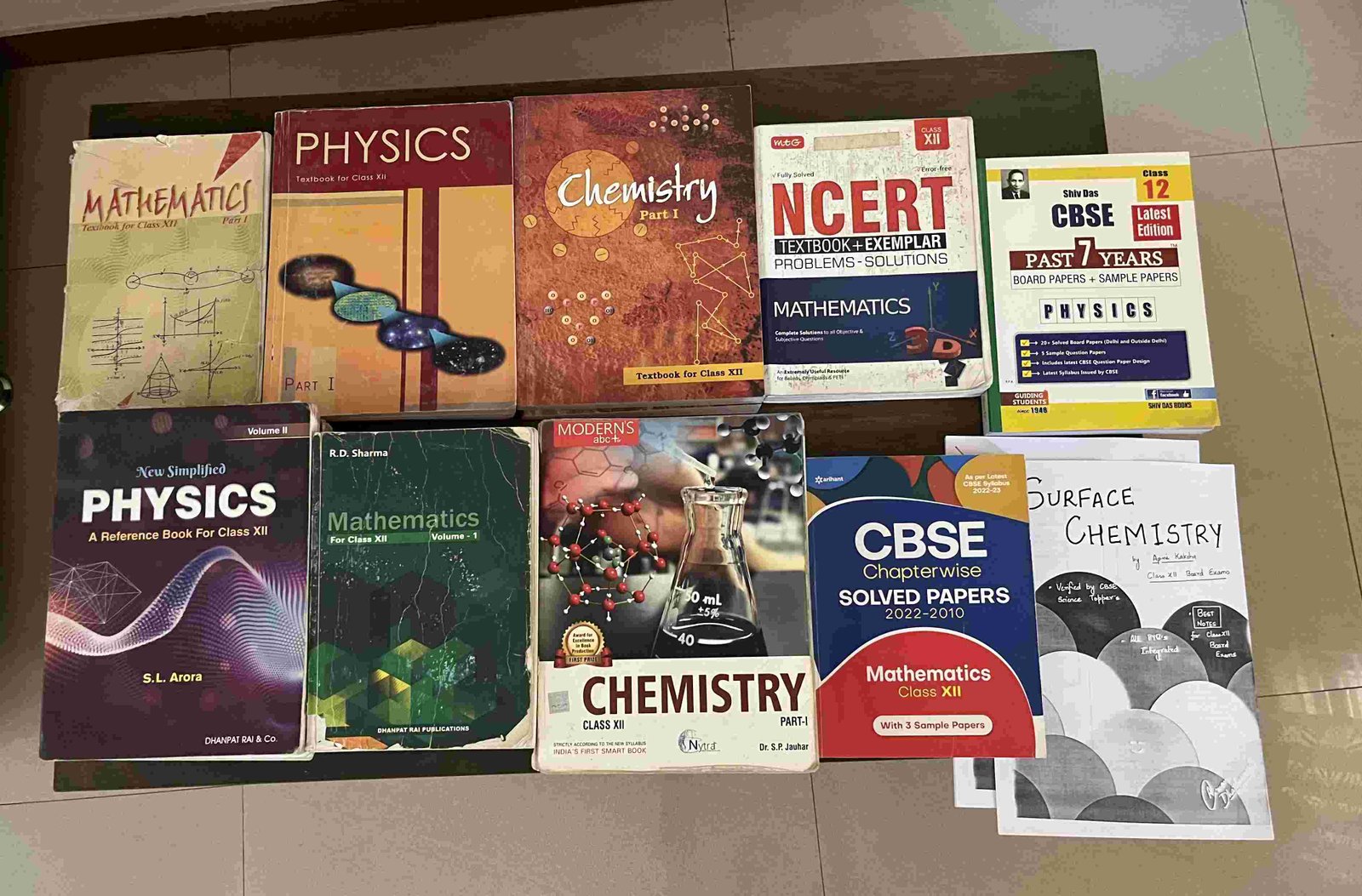 Complete Class 12 CBSE Science PCM Book Set + FREE