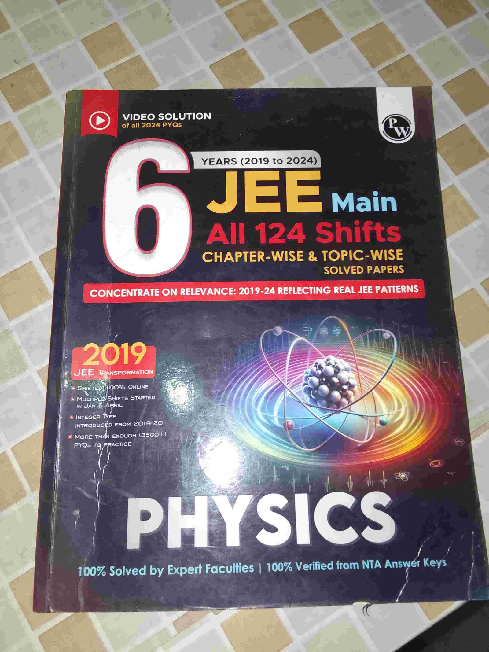 Physics Jee mains pyq book (2019-2024)