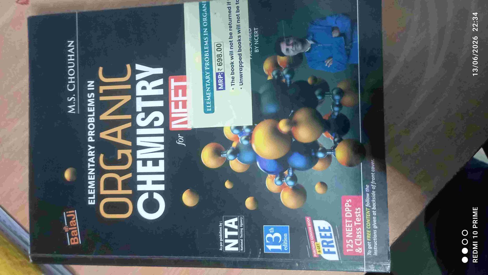 Ms Chauhan latest organic chemistry book