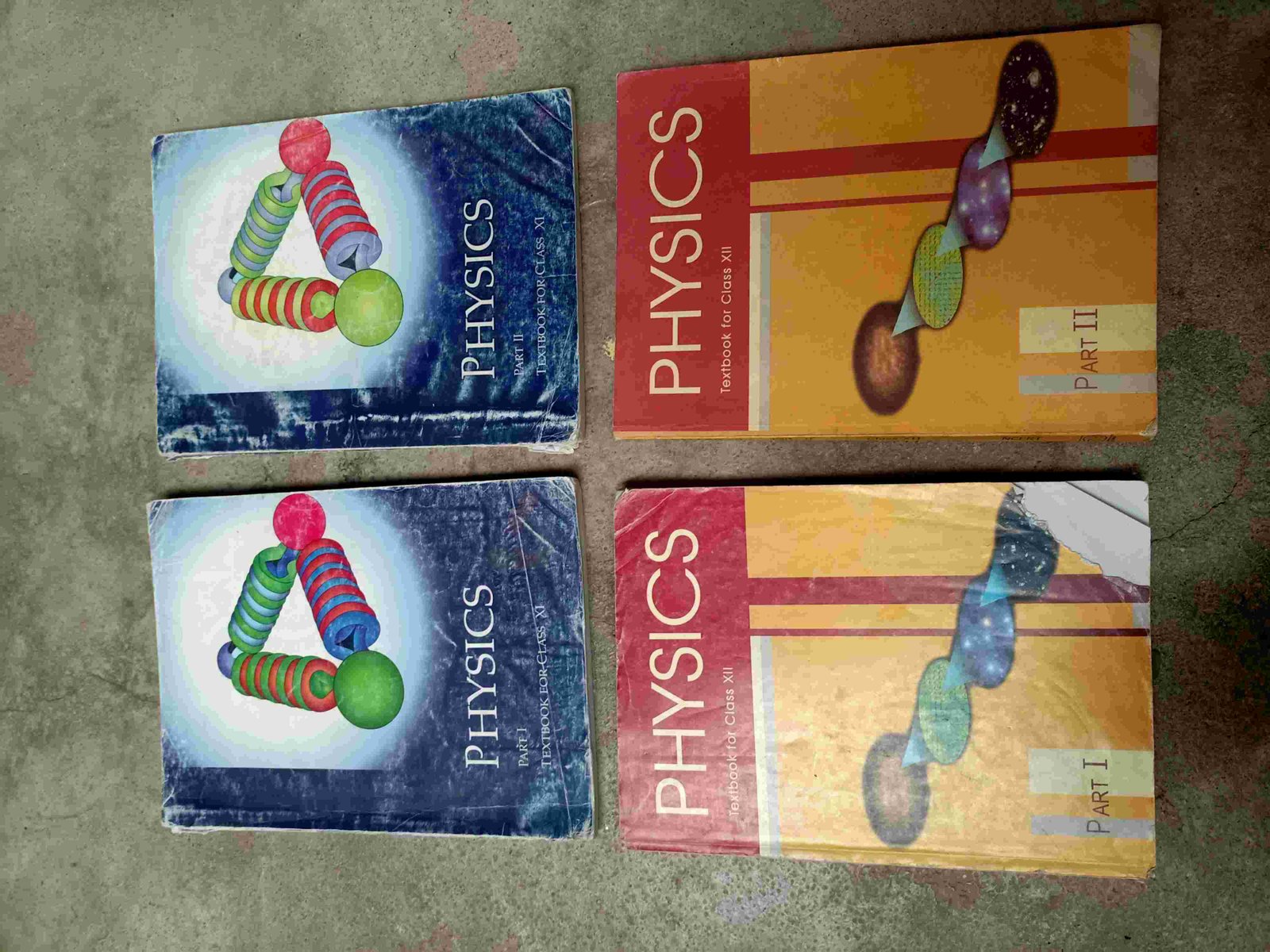 NCERT Physics Class 11 & 12 Complete Set (4 Books)