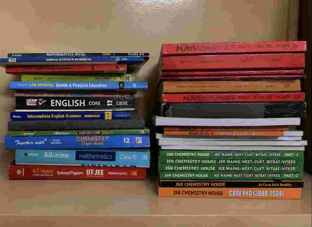 Class 12 PCM + JEE Books Bundle with Coaching Note