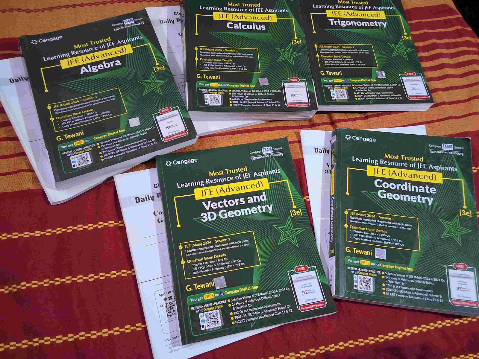 CENGAGE MATHS-JEE MAINS& ADVANCED WITH DPP (All 5)