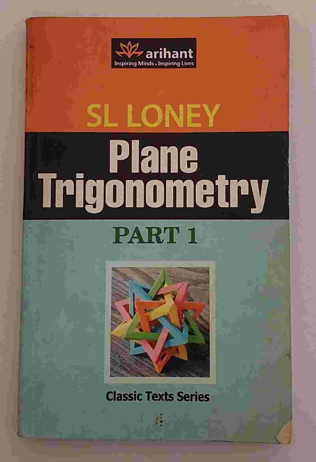 Arihant SL Loney Plane Trigonometry Part 1