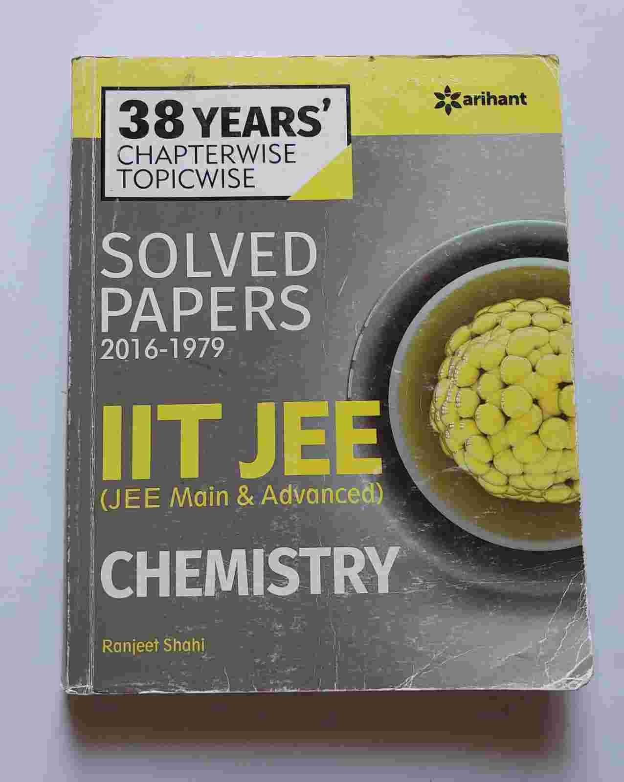Arihant 38 Years' Chemistry Solved Papers JEE