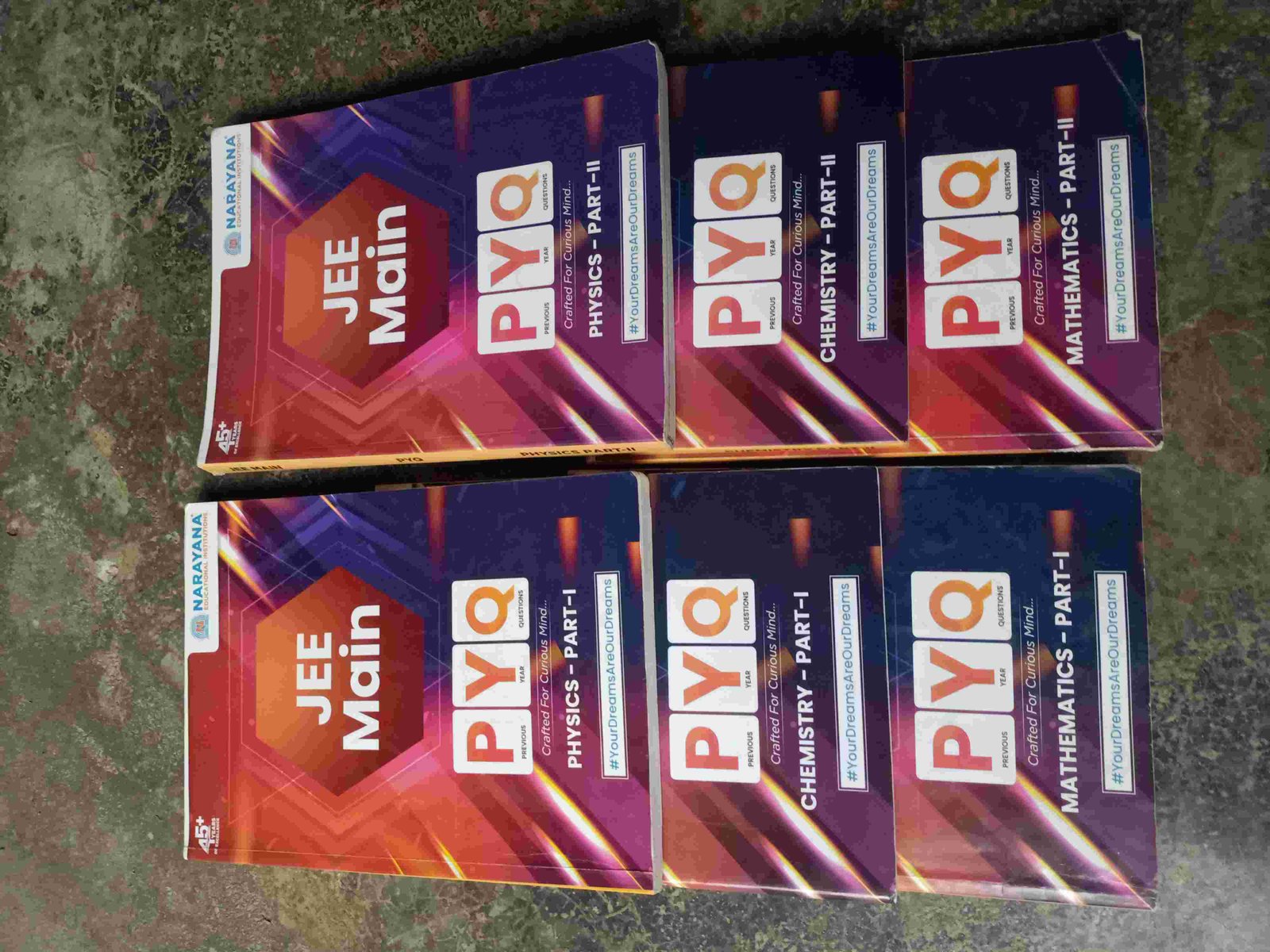 Narayana JEE Main  and Advanced PYQ Set - 9 books