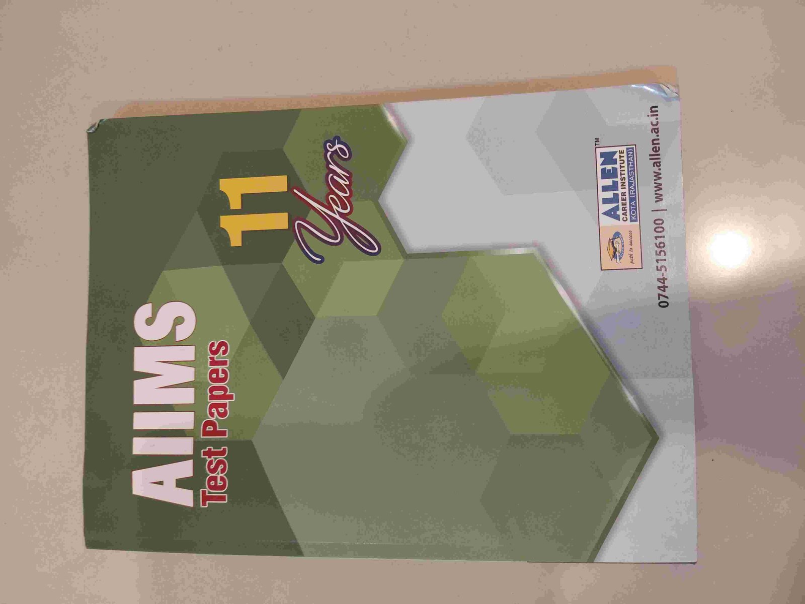ALLEN AIIMS  test papers 11 years