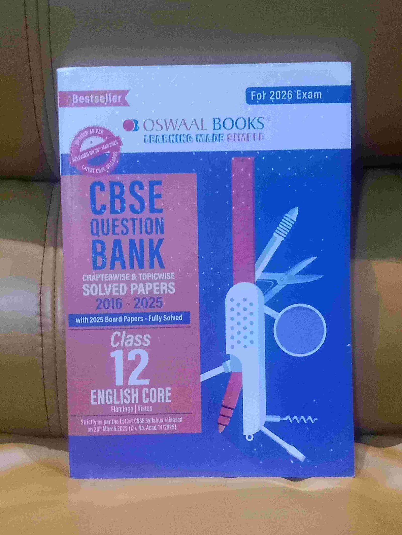 Oswaal CBSE Question Bank Class 12 English Core