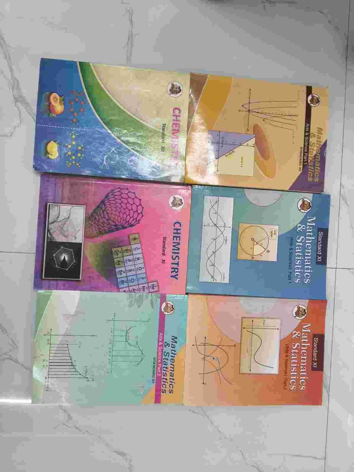 MAHARASHTRA BOARD HSC BOOKS CHEM MATHS 11th+12th