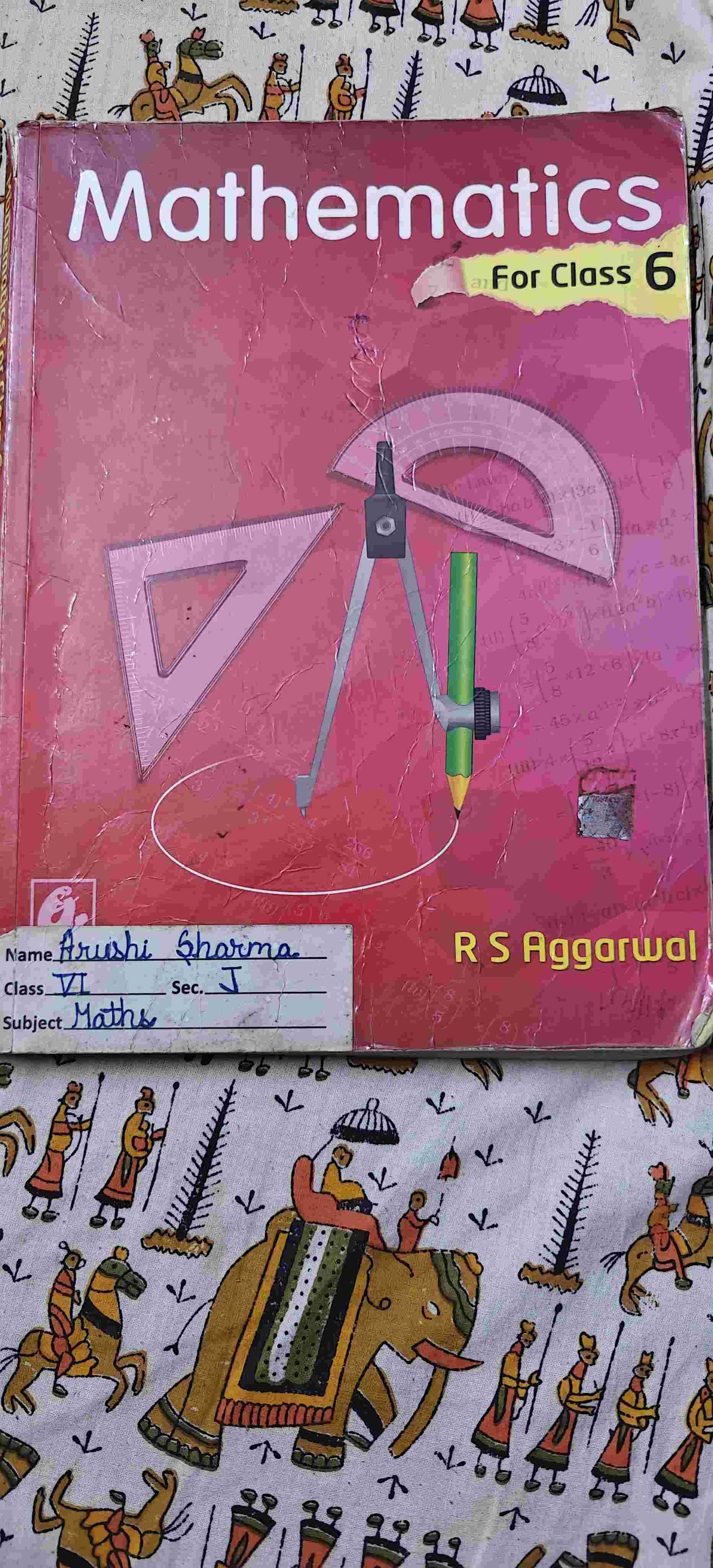 Mathematics RS Aggarwal Class 6