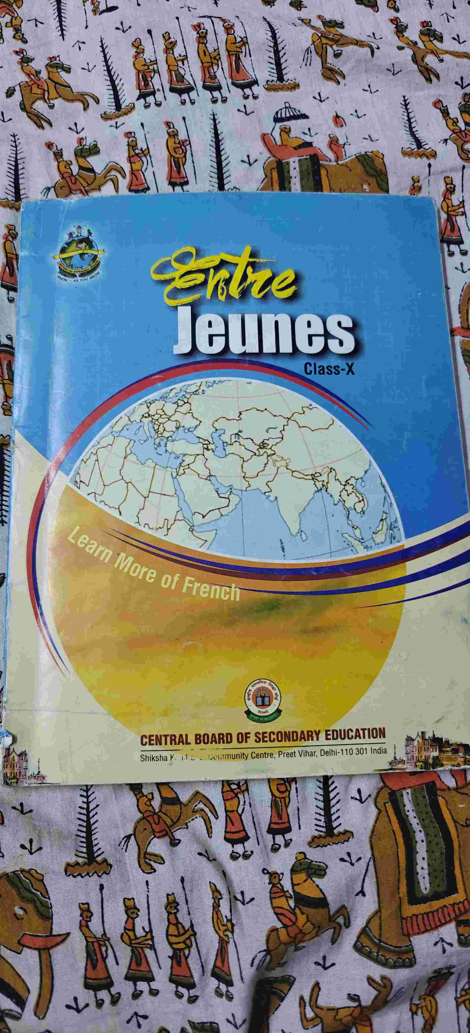 French textbook Class 10 Entre Jeunes