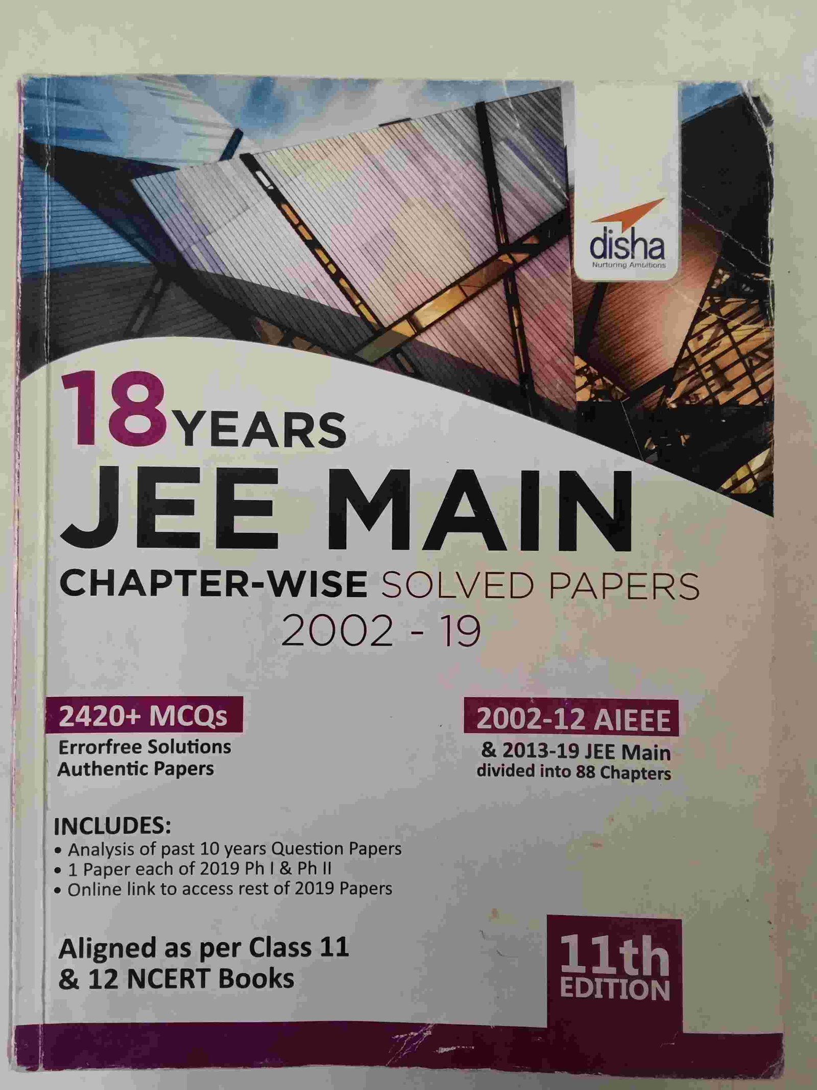18 Years Jee Mains PYQs 2002 - 19 - Second Hand - Bookaao