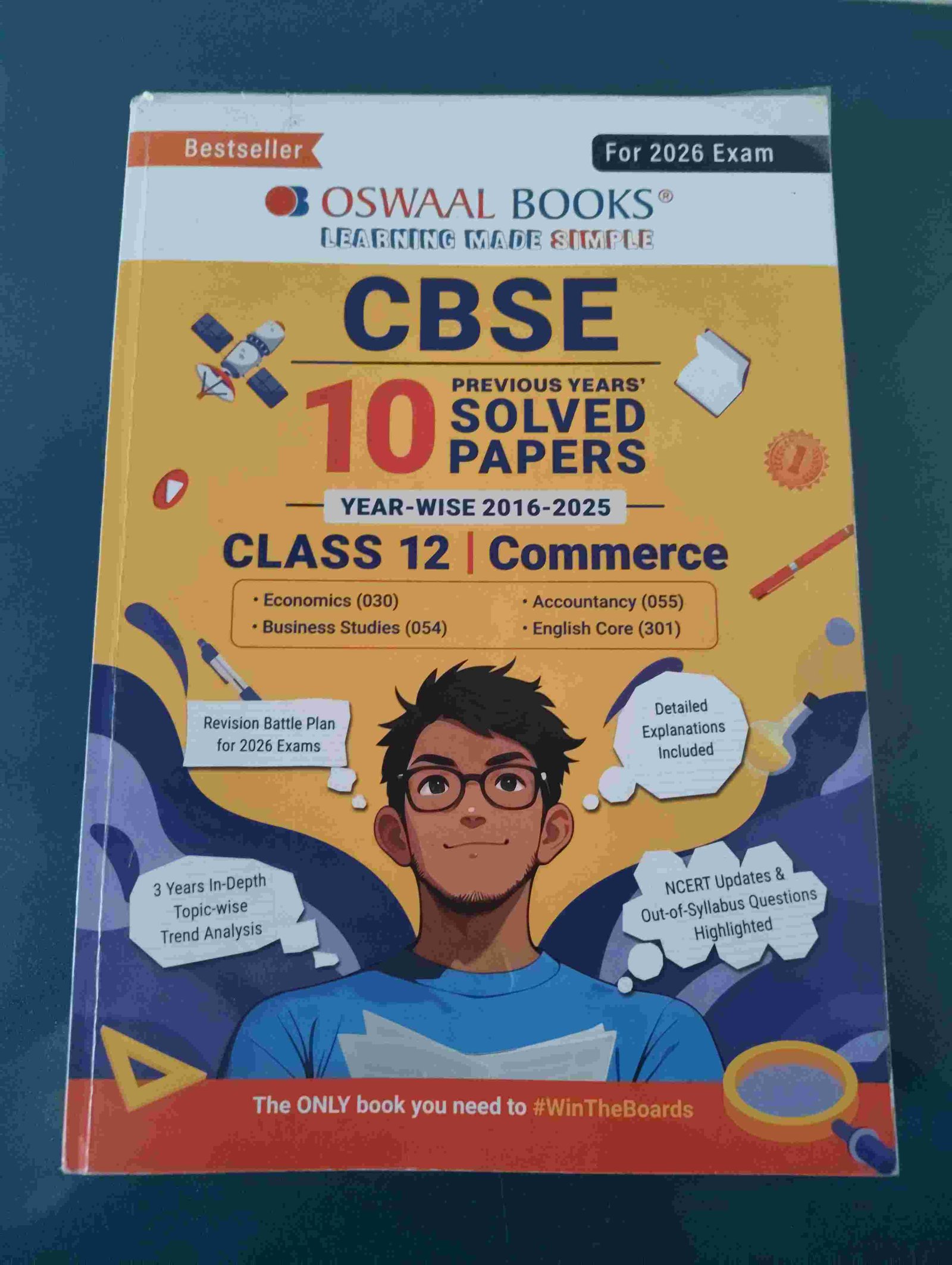2016-2025 CBSE 10 years solved commerce papers - Second Hand - Bookaao