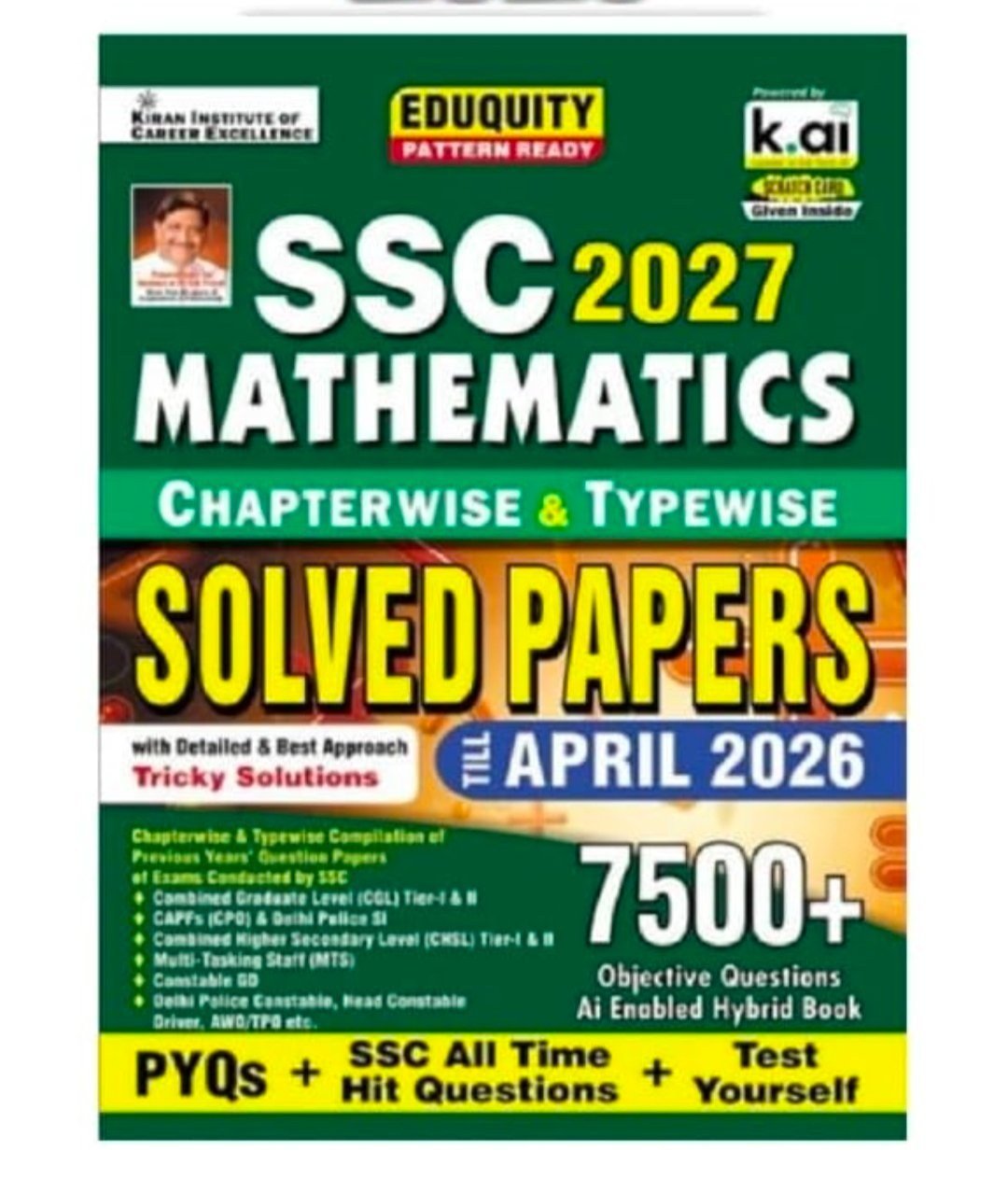 2027 SSC Mathematics Solved Papers - New Book - Bookaao