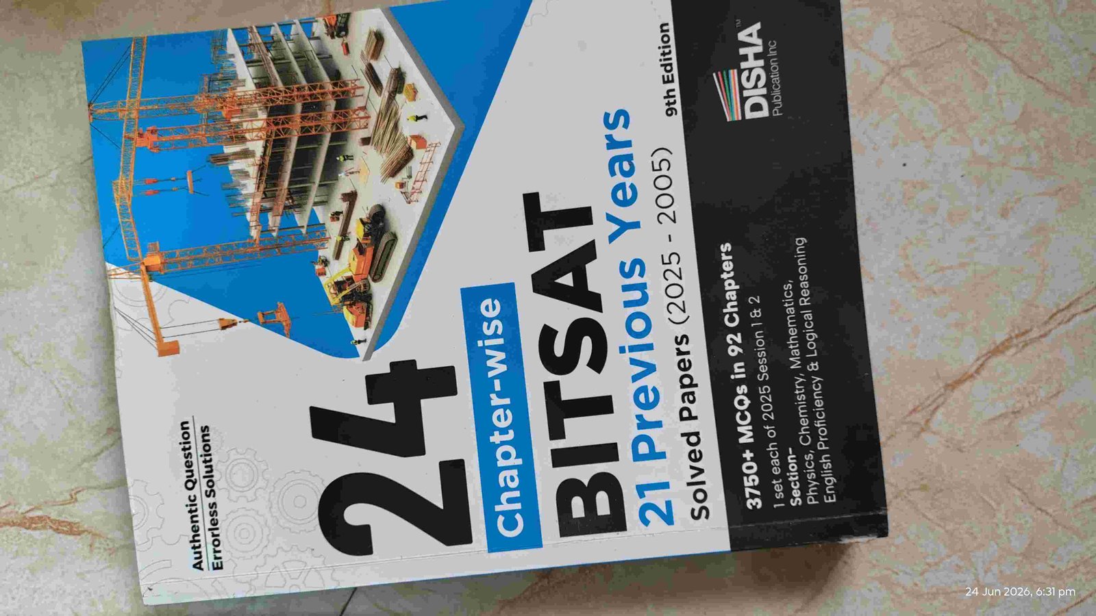24 years chapter wise BITSAT pyq till 2025 - Second Hand - Bookaao