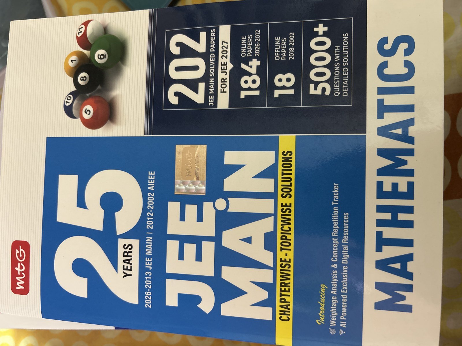 25years PYQ JEE Main Mathematics - New Book - Bookaao