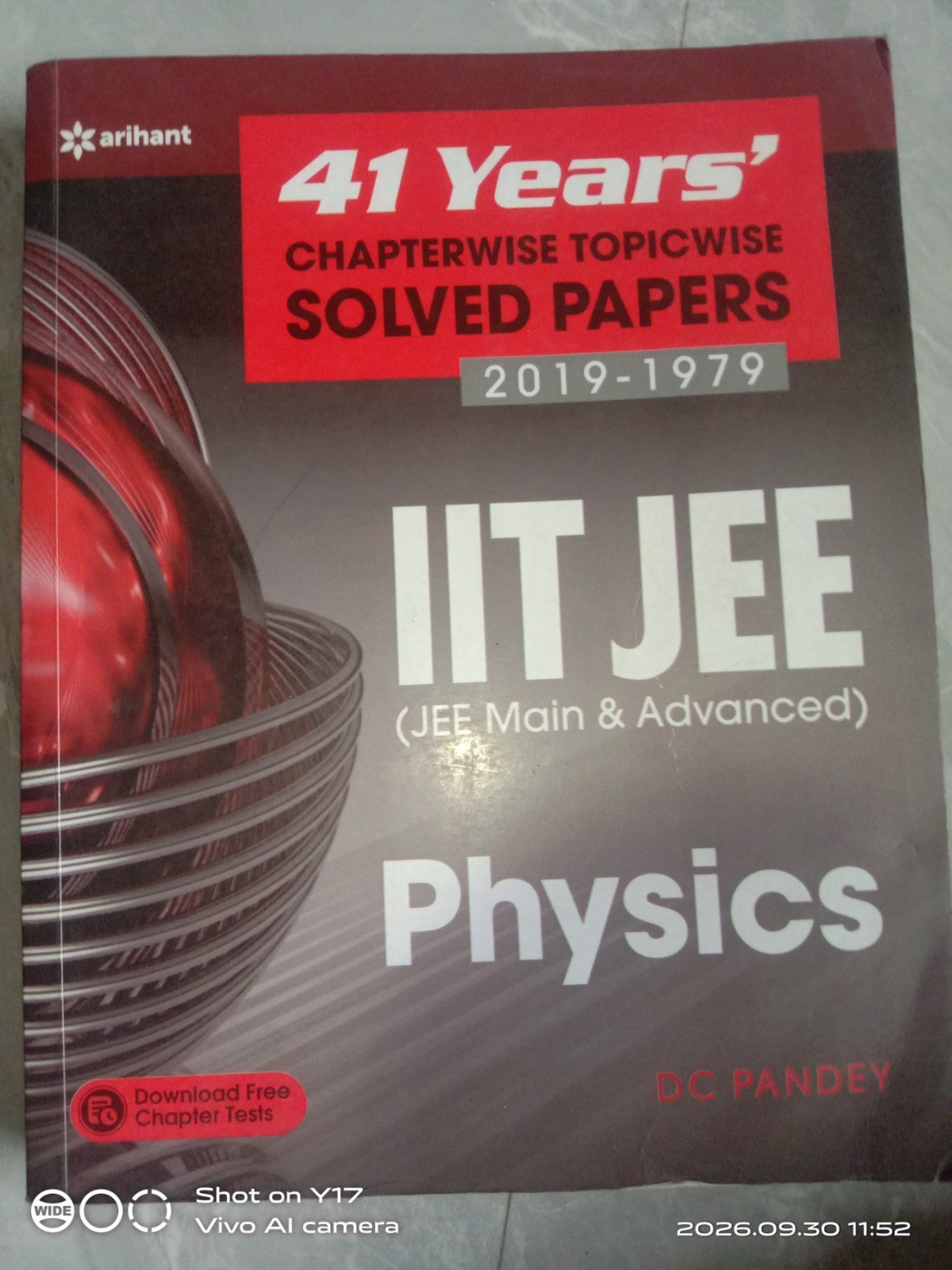 41 years physics solved paper DC Pandey - 2nd Hand Book - Bookaao
