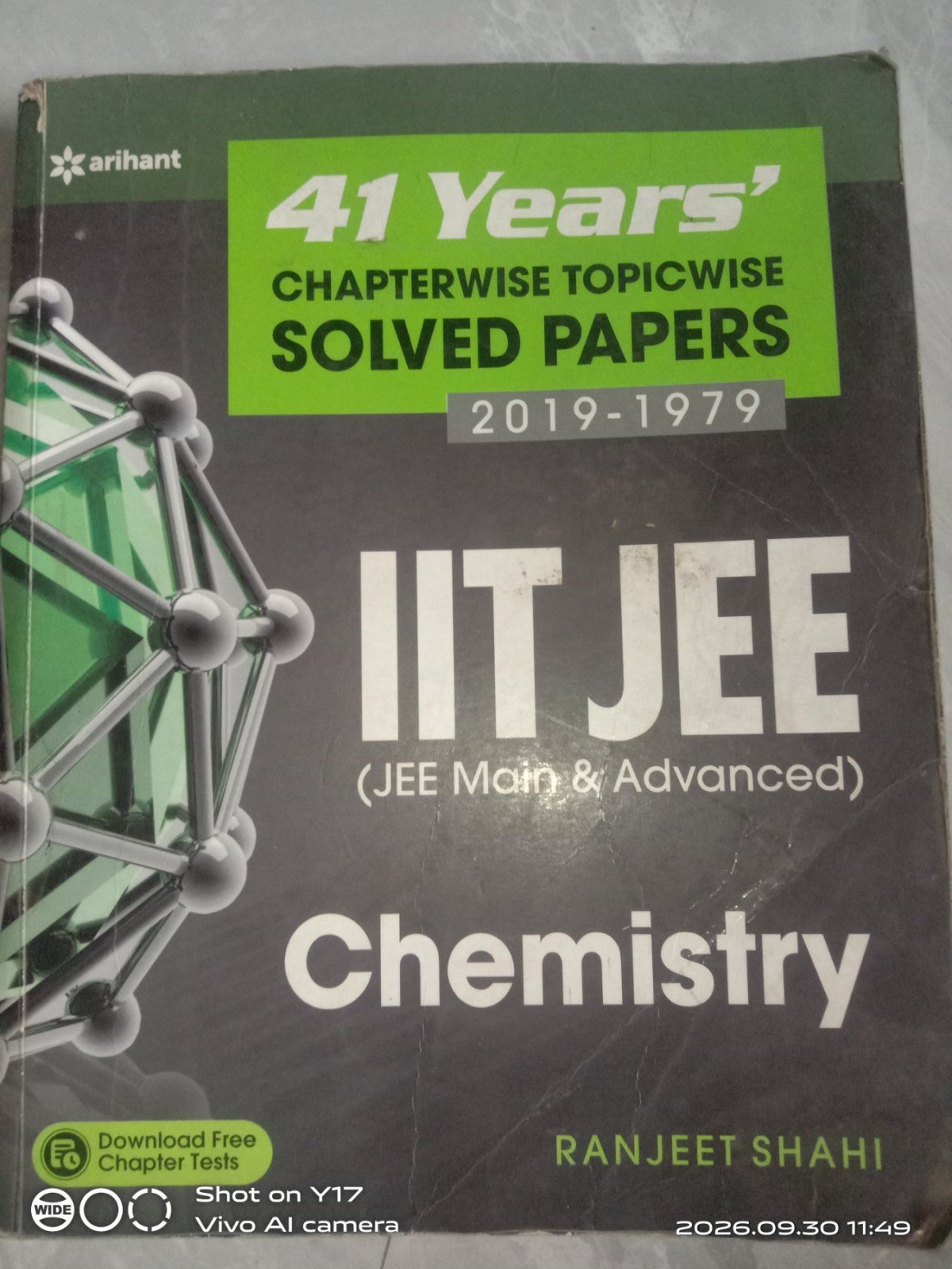 41 years solved paper chemistry Dc Pandey - 2nd Hand Book - Bookaao