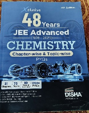 48 years JEE advanced CHEMISTRY chapter wise DISHA - New Book - Bookaao