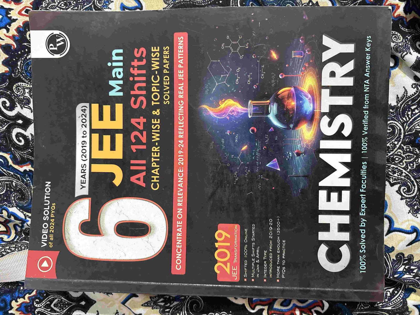 6 Years Jee mains (2019-2024) CHEMISTRY - Second Hand - Bookaao
