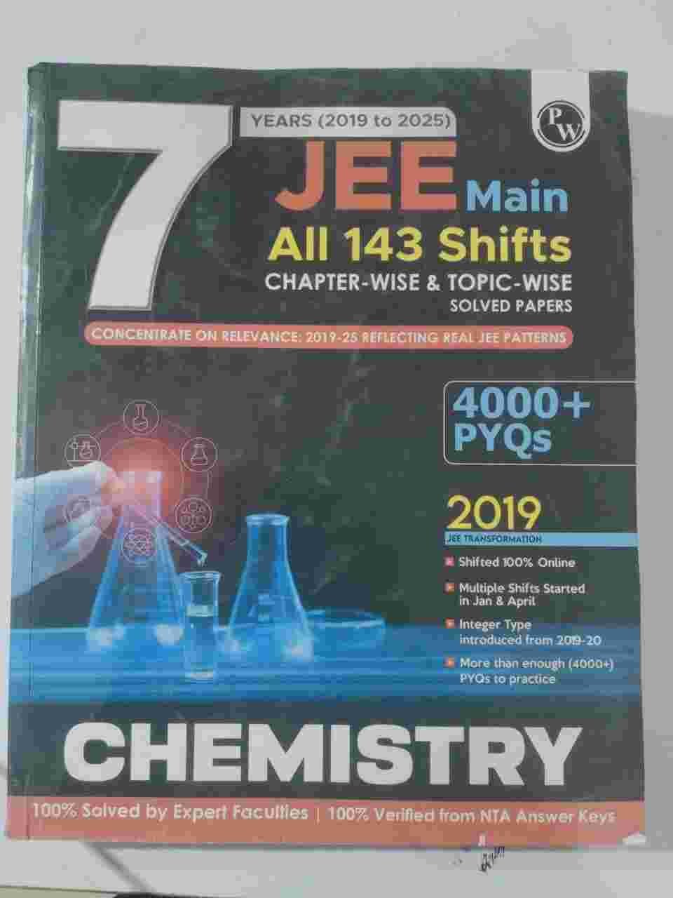 7 years JEE PYQ's Chemistry - New Book - Bookaao