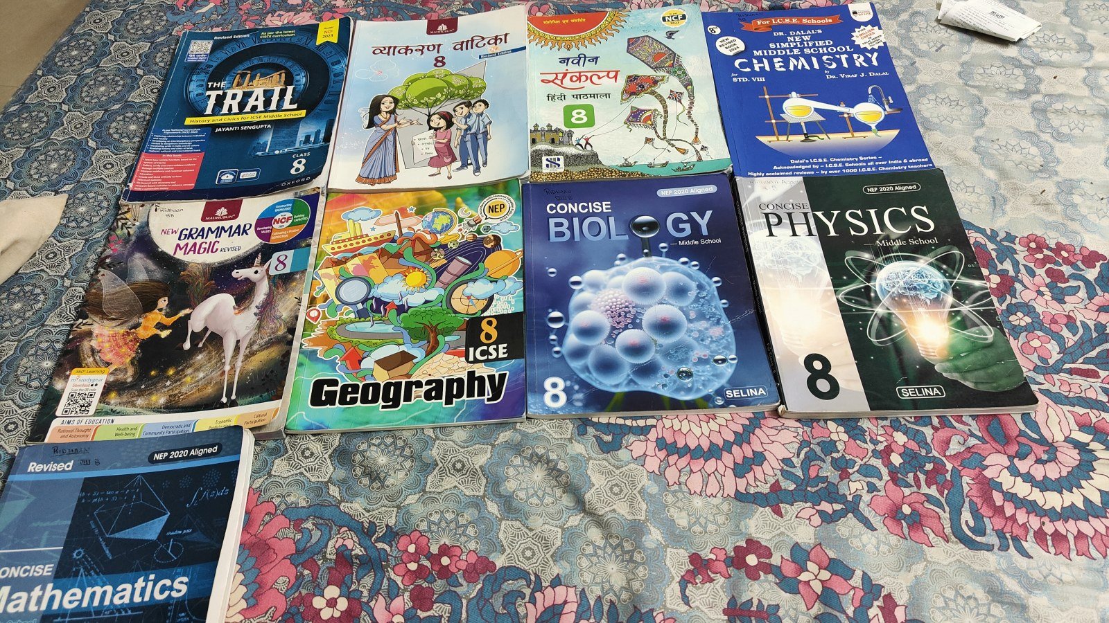 Buy Second Hand 8th grade ICSE full set in Bengaluru - Bookaao